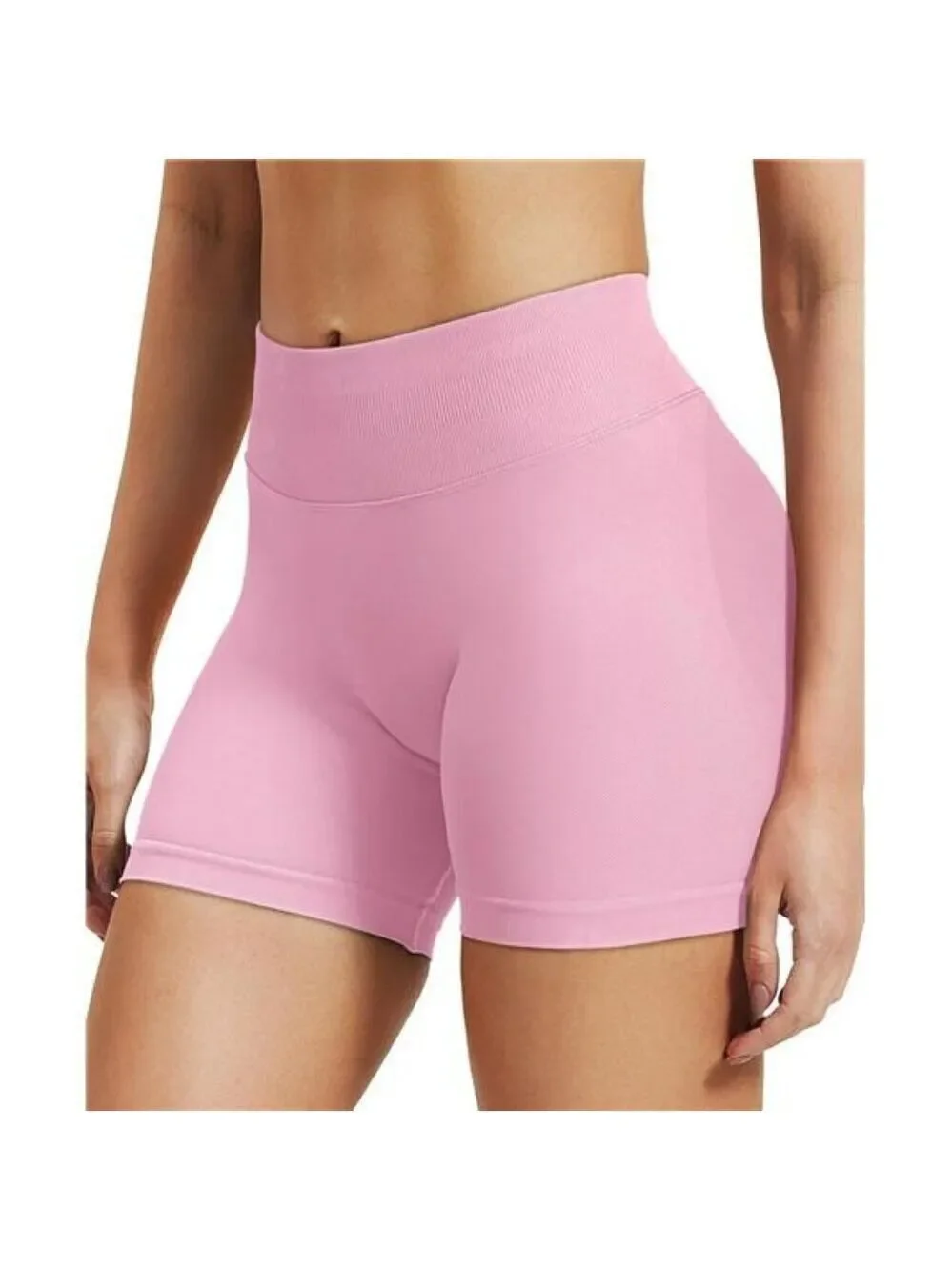 VOYJOY Scrunch Butt Workout Shorts Women Seamless Booty Biker Gym Tummy Control